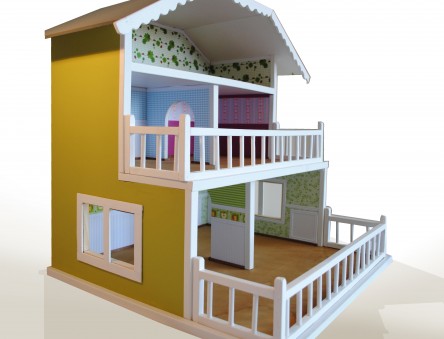 casa de muñecas artesanal
